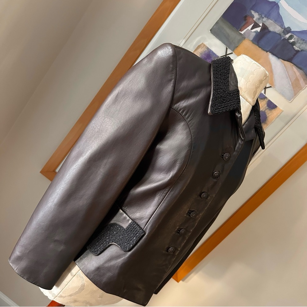 Zelda Genuine Leather Jacket 6 - Picture 4 of 11